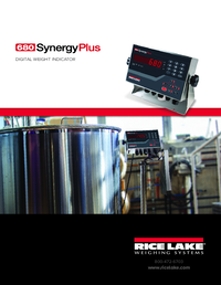 Thumbnail of document Data Sheet - 680 Synergy Series Digital Weight Indicator